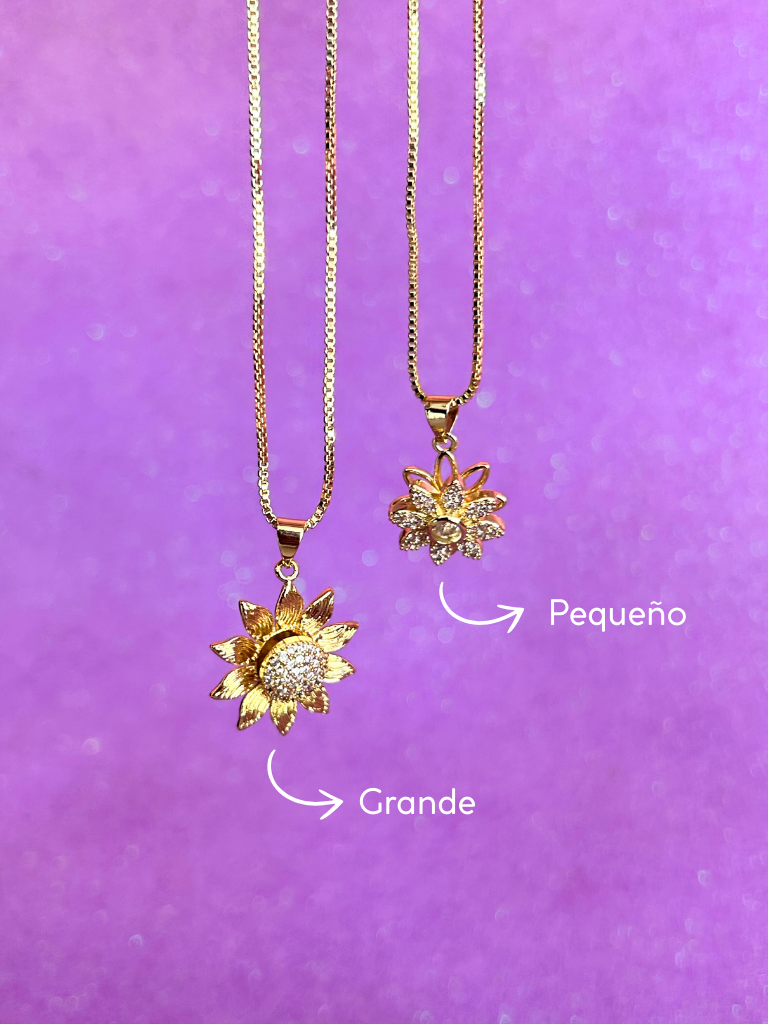 Collares girasol giratorios