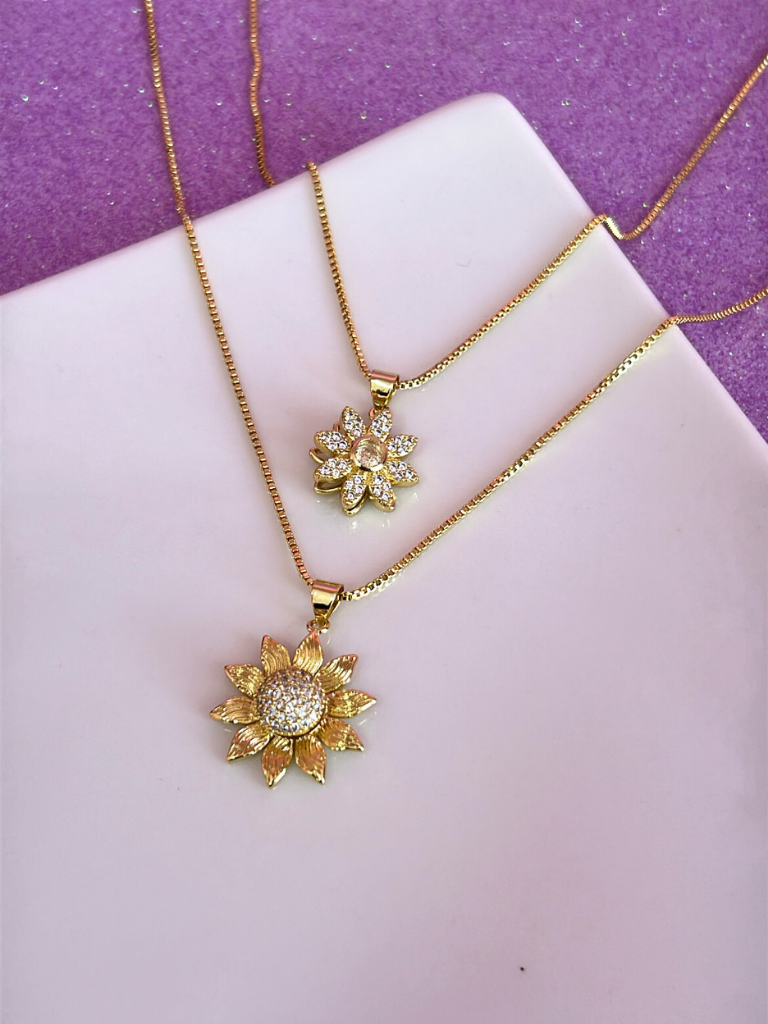 Collares girasol giratorios