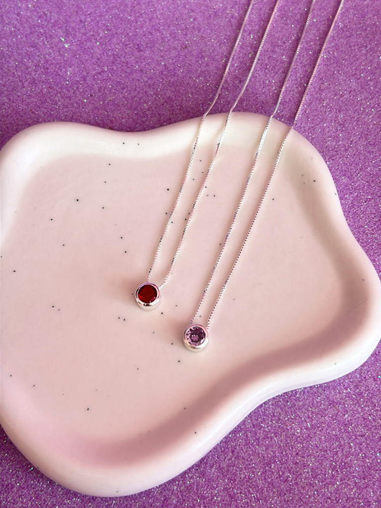 Collar punto de luz circulos