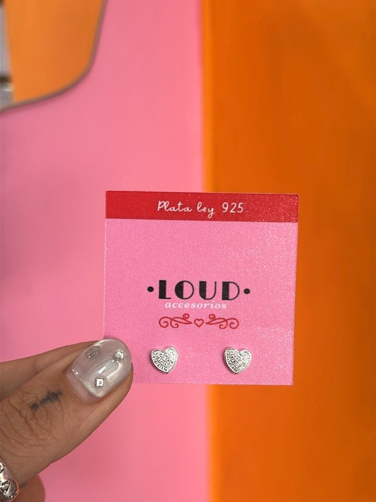 Aros corazón circones