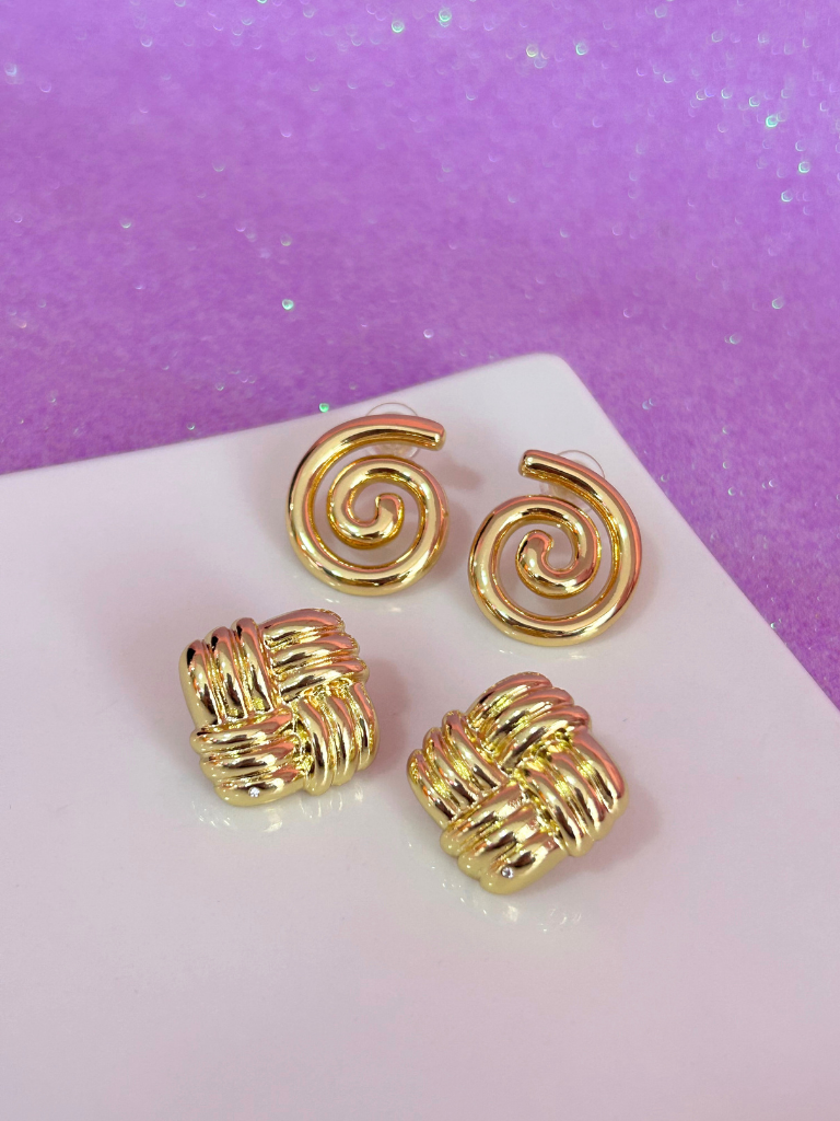 Aros cuadrados y espiral