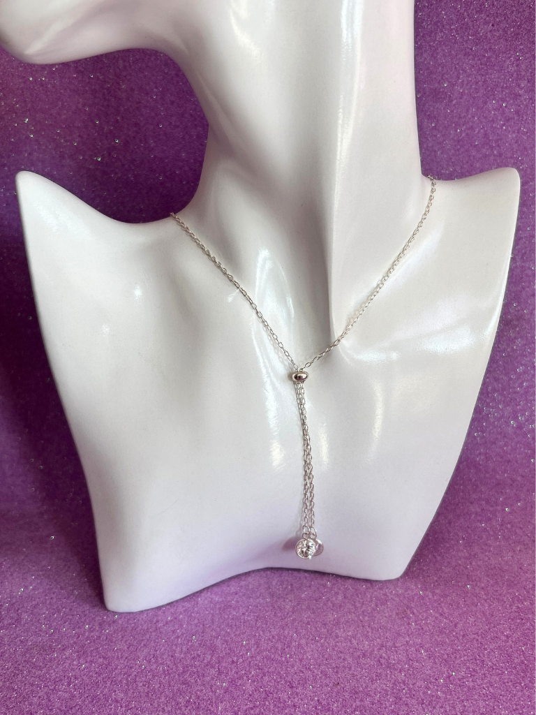 Collar circón cascada