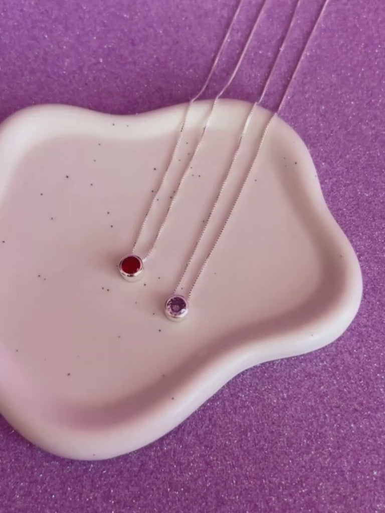 Collar punto de luz circulos