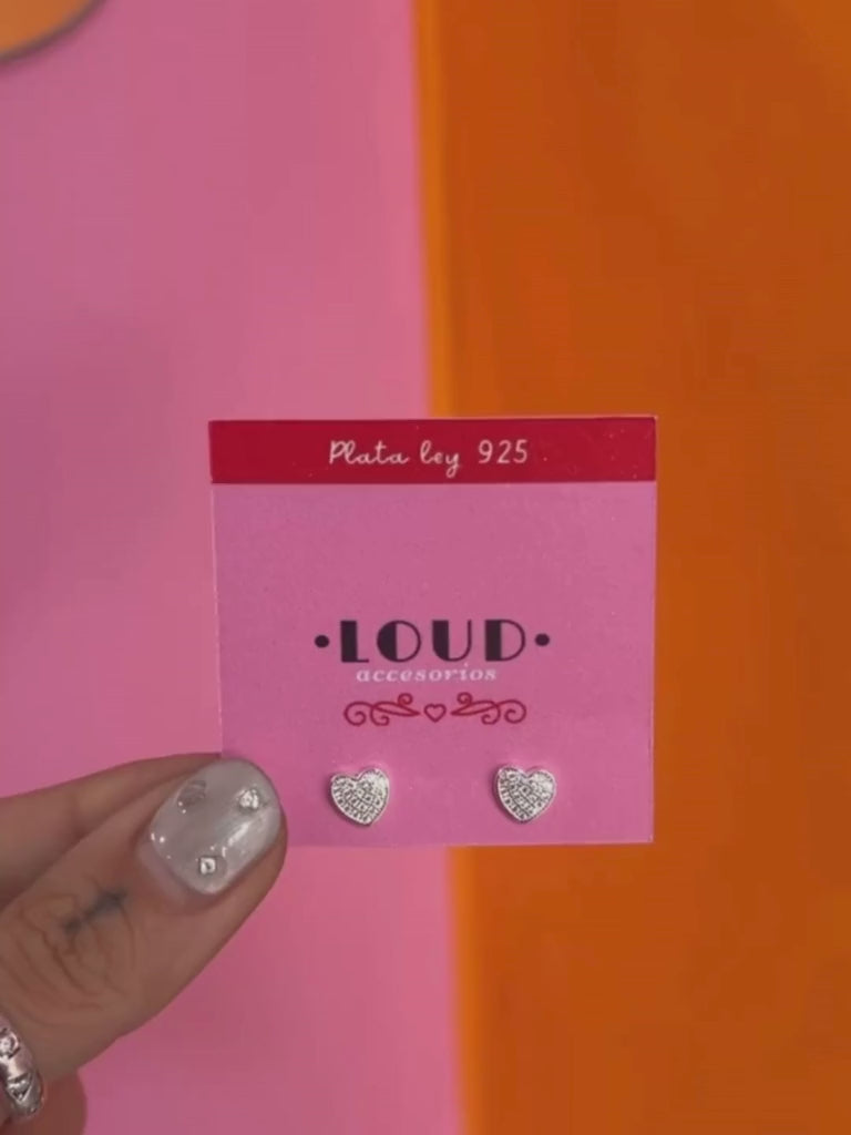 Aros corazón circones